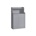 Badezimmermöbel - mit 2 Türen und Regalen - Duf Grey