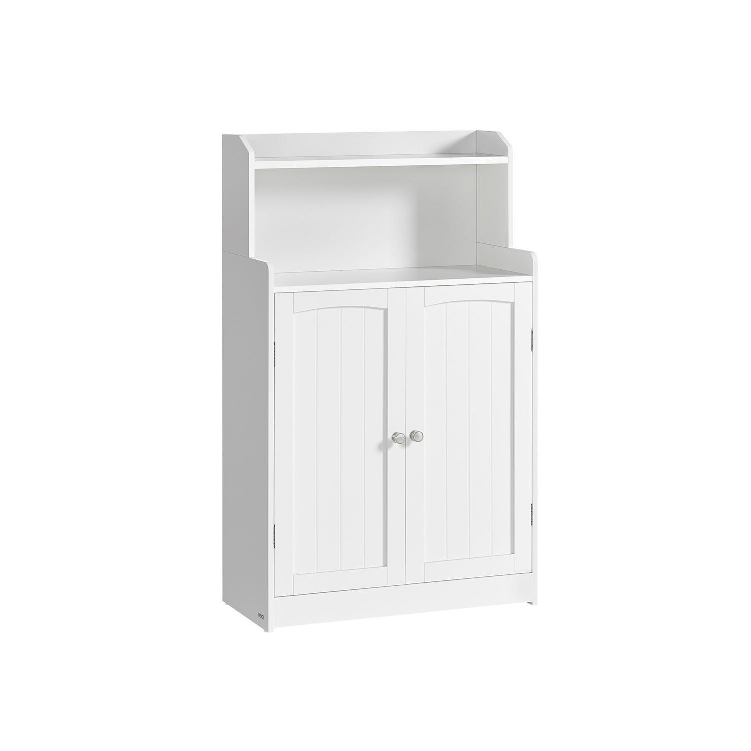 Badezimmerschrank - mit 2 Türen und Regalen - Wolkwit