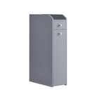 Badezimmerschrank - schmal - mit Schubladen - für Toilettenpapier