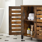 Waschbeckenschrank-Vintage Brown-Zwart