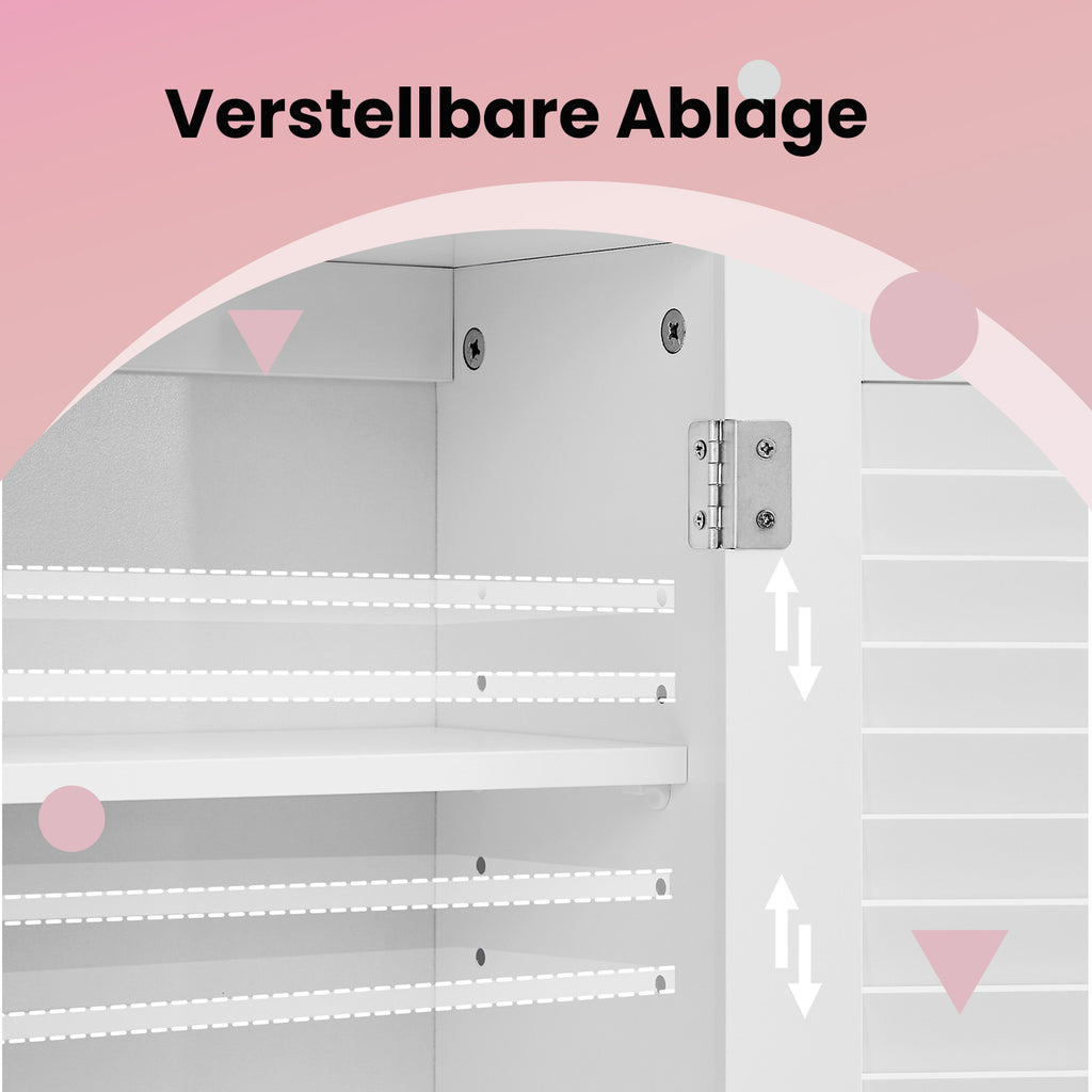 Badezimmerschrank - Wandschrank oder Medizinschrank mit einstellbarer Brett