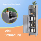 Badezimmerschrank - schmaler Stehschrank, ideal für kleine Badezimmer