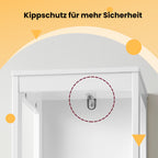 Badezimmermöbel - Abstandsschrank, schlankes Design