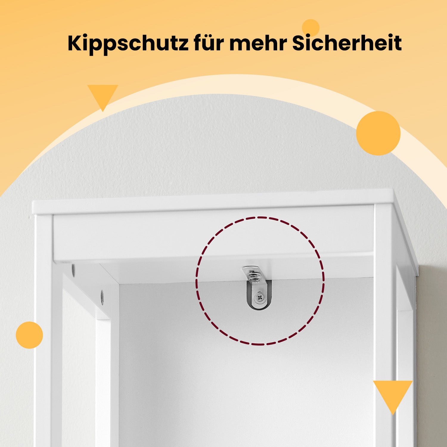 Badezimmermöbel - Abstandsschrank, schlankes Design
