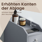 Badezimmerschrank - schmaler Schrank für Toilettenpapier, kompaktes Design