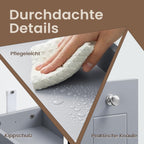 Badezimmerschrank - schmaler Schrank für Toilettenpapier, kompaktes Design