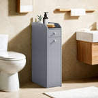 Badezimmerschrank - schmaler Schrank für Toilettenpapier, kompaktes Design