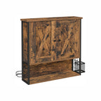 Badezimmerschrank - Wandschrank - Aufbewahrungsschrank - mit 2 Türen - Verstellbare Regale - Brown