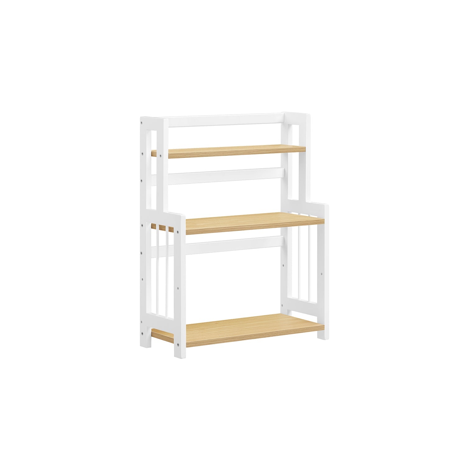 Kräuterregal mit 3 Levels - Küchenständer - Lagerregal - Brown / Schwarz