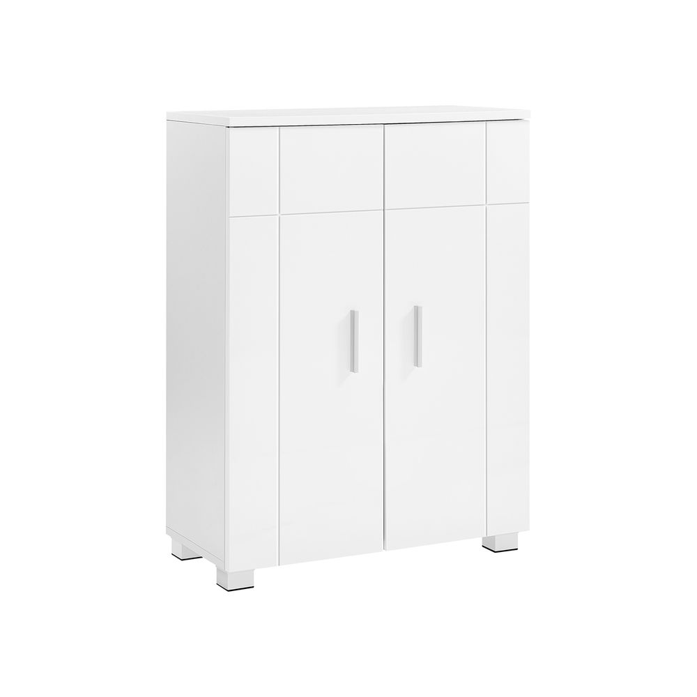 Badezimmermöbel - Badezimmerschrank - mit offenen Türen - Weiß