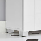 Badezimmermöbel - Badezimmerschrank - mit offenen Türen - Weiß