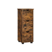 Bathroom cabinet - chest of drawers - 3 drawers - vintage brown