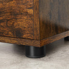 Bathroom cabinet - chest of drawers - 3 drawers - vintage brown