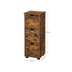 Bathroom cabinet - chest of drawers - 3 drawers - vintage brown