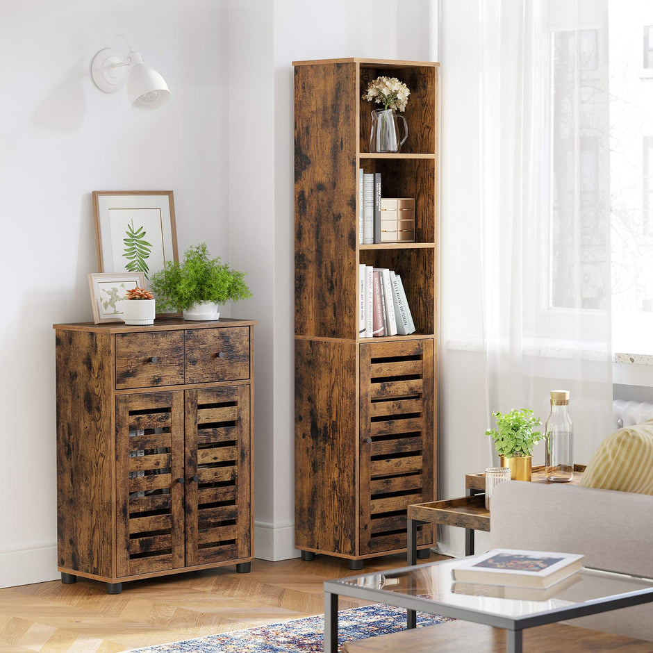 Badezimmerschrank - Vintage Brown