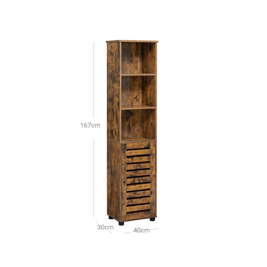 Badezimmerschrank - Vintage Brown