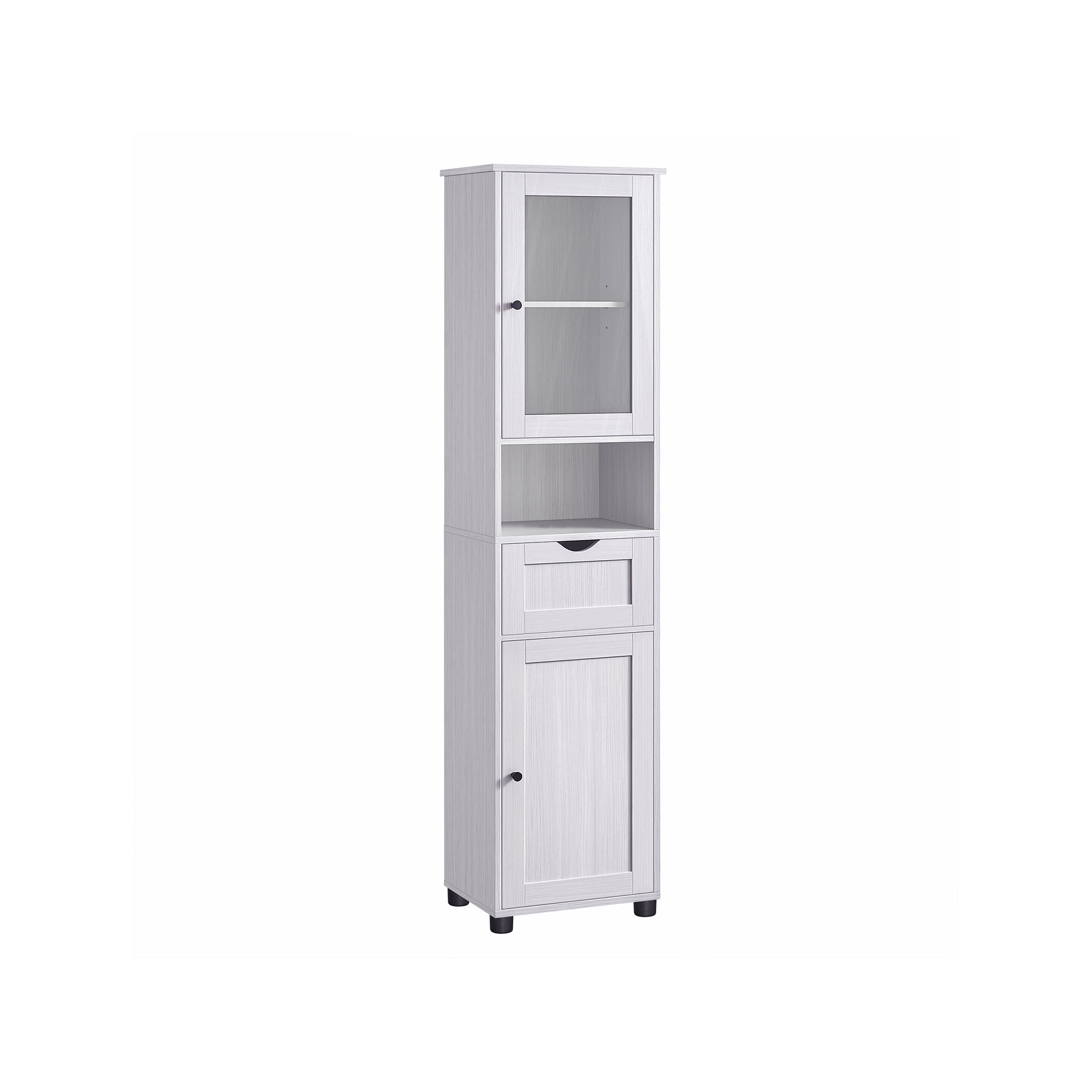 Badezimmerschrank - Lagerschrank - Küchenschrank - Wohnzimmerschrank - Weiß