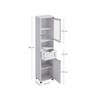 Badezimmerschrank - Lagerschrank - Küchenschrank - Wohnzimmerschrank - Weiß
