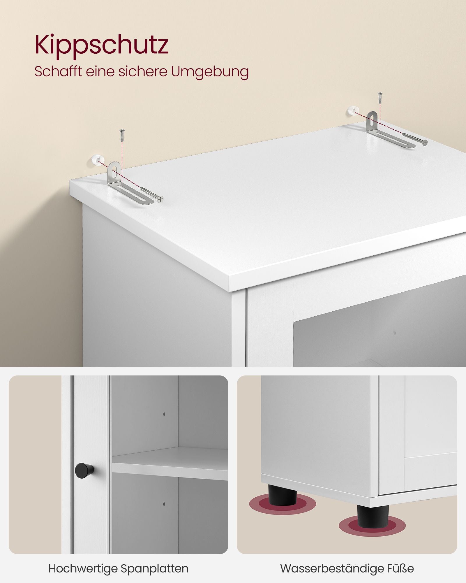 Badezimmermöbel - offener Knall - Raumunterricht