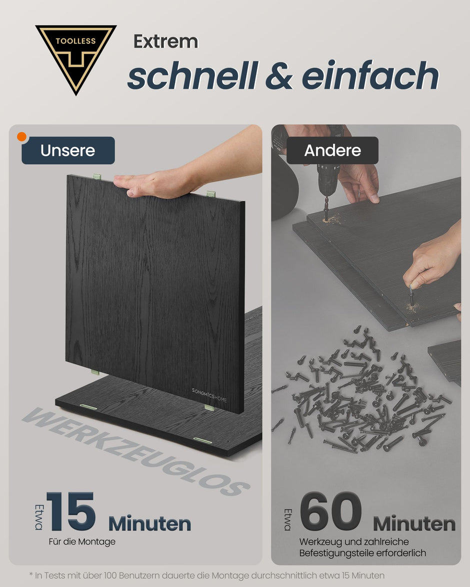 Sideboard - mit Beleuchtungs- und Toolless -Technologie