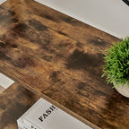 Bücherregal - Aufbewahrungsschrank - Buchregal - Wohnzimmerschrank - Vintage Brown / Schwarz