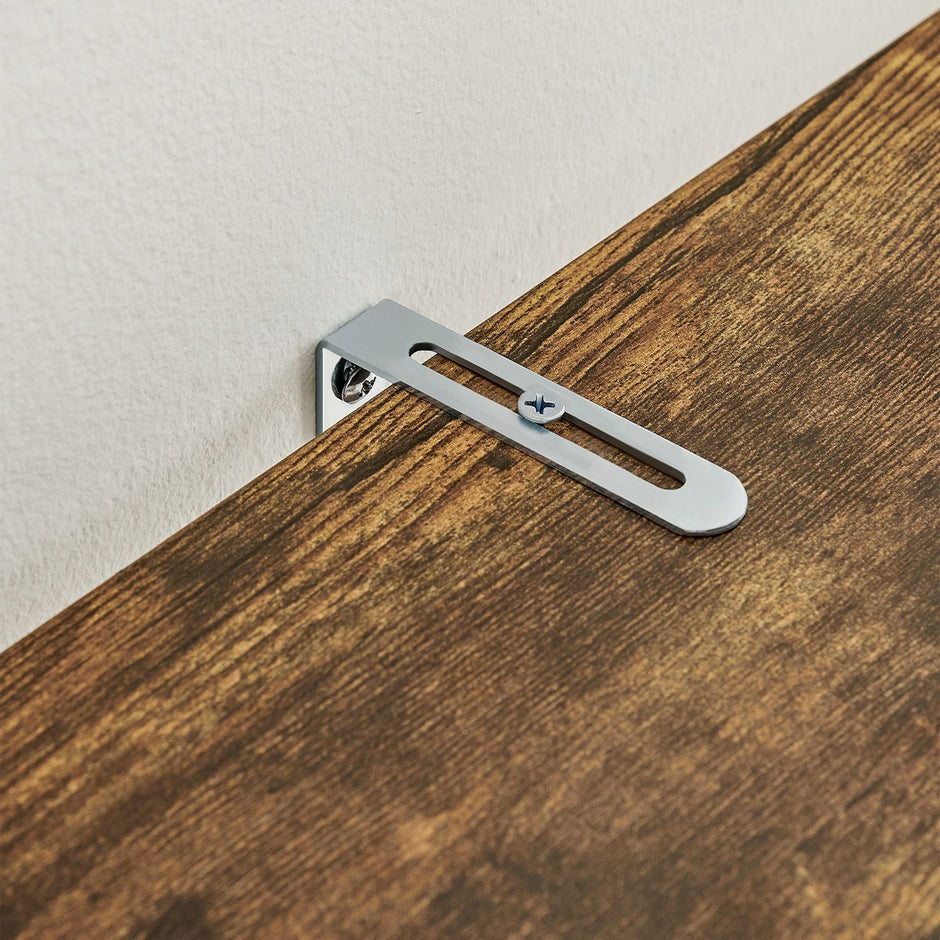 Bücherregal - Aufbewahrungsschrank - Buchregal - Wohnzimmerschrank - Vintage Brown / Schwarz