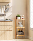 Badkamerrek - Bamboe - Smal - 79 cm - Naturel Beige