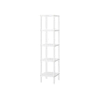 Badezimmerregal - schmal - mit 5 Levels - Wolkwit