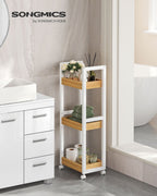 Badezimmerregal-3 Levels-Narben-Space-Space-Space-White-Nature-Farbe