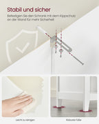 Badezimmermöbel - mit verstellbaren Händlern - Wolkwit