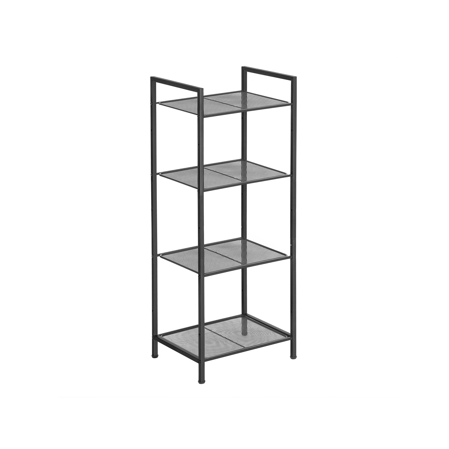 Badezimmerregal - Stehstange - Plant Rack - Badezimmerschrank - Schwarz
