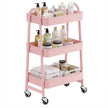 Kitchen Trolley - On Wheels with Shelves