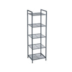 Badezimmerschrank - Stehstange - Lagerschrank - Wohnzimmermöbel - Schwarz