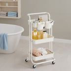 3-layerer Trolley, Servierwagen, Küchenwagen mit Griff