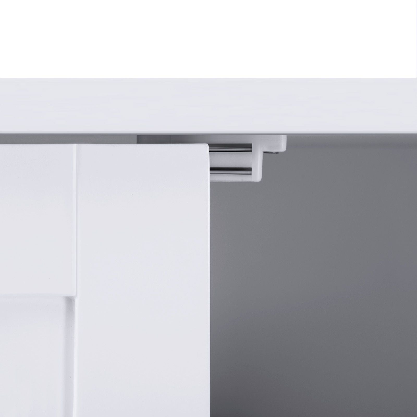 Badezimmerschrank - Doppeltür - Verstellbare Regale - Weiß