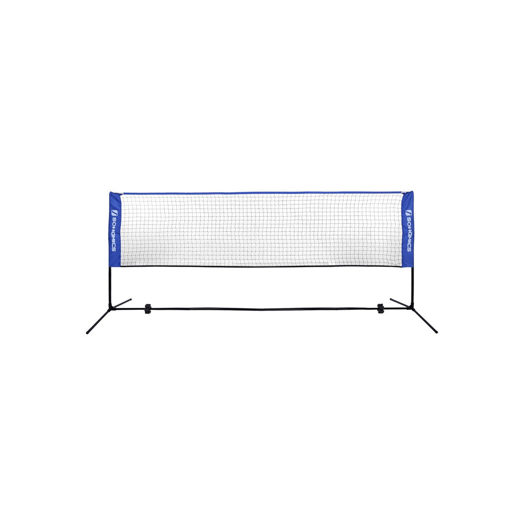 Badmintonnet - einstellbares Tennisnetz - 3 Meter - Blau