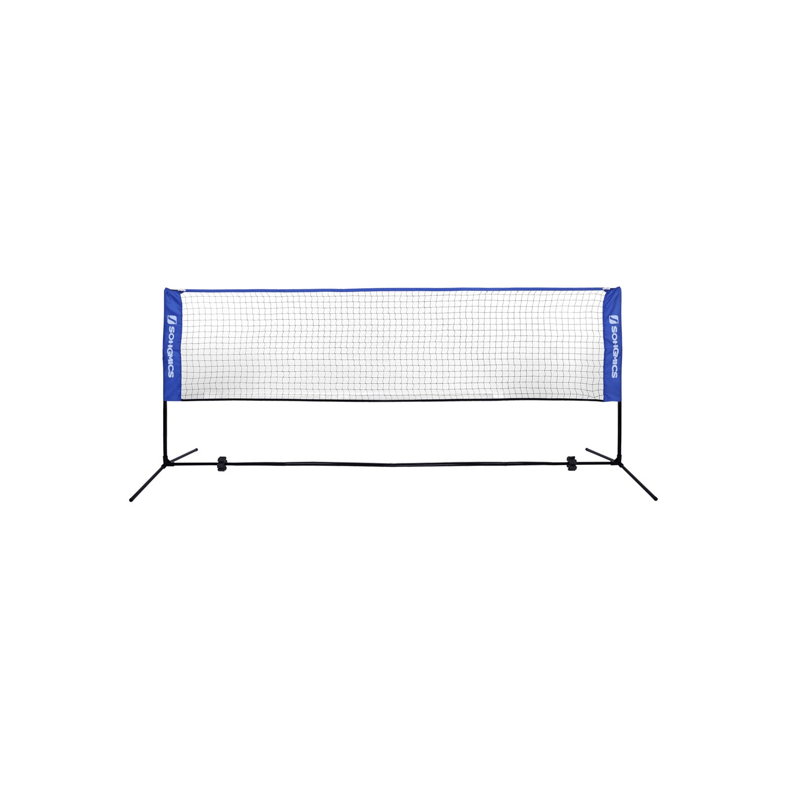 Badmintonnet - einstellbares Tennisnetz - 3 Meter - Blau