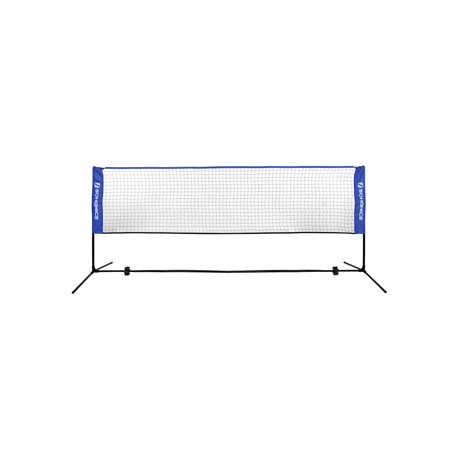 Badmintonnet - Tennisnet - einstellbar - inkl. Rahmen und Tasche - blau
