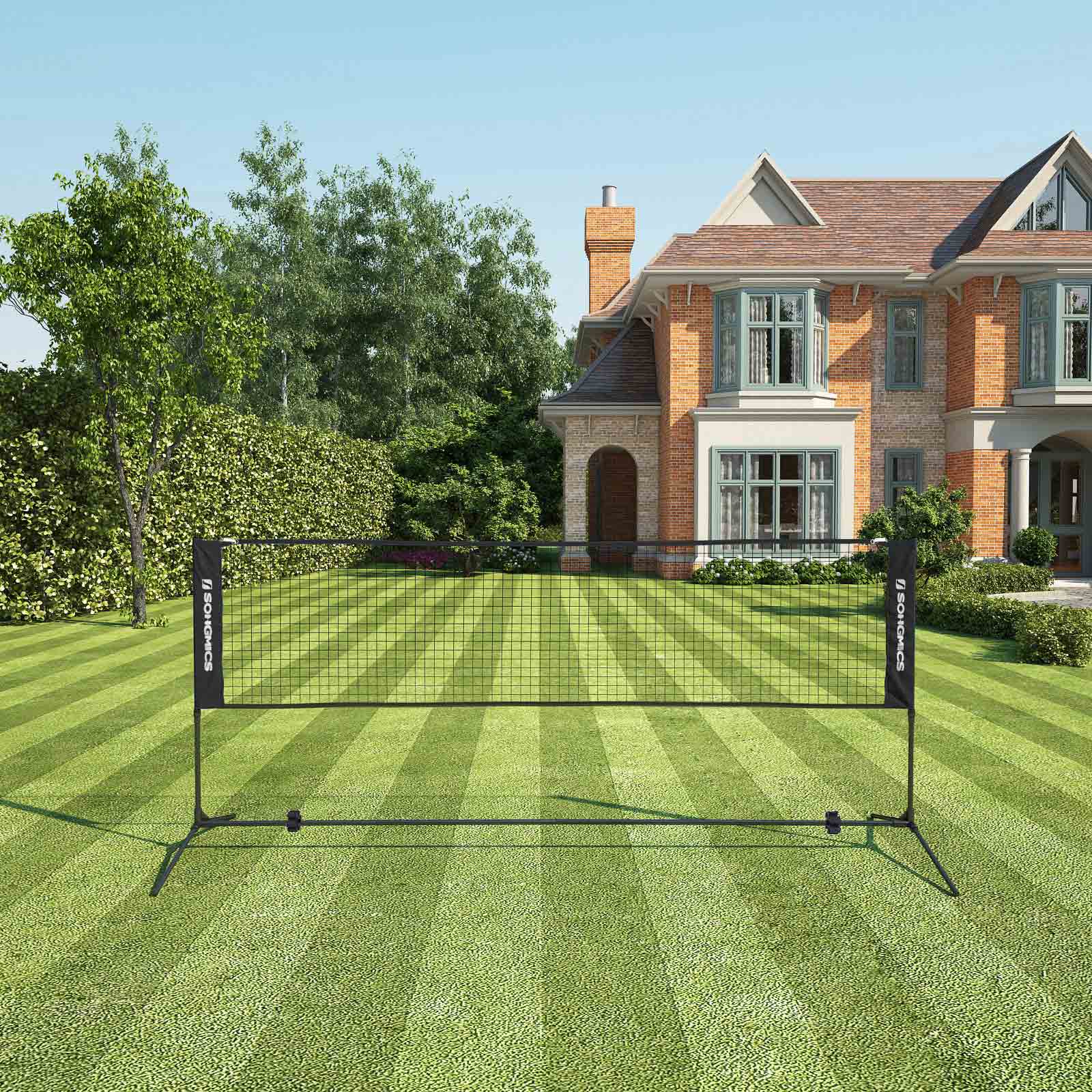 Badmintonnet - Höhe einstellbar - mit Standard
