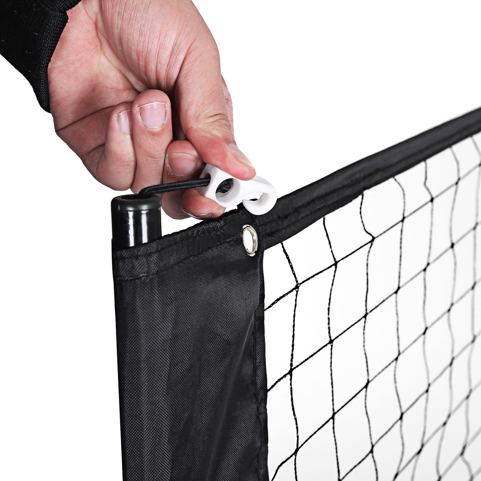 Badmintonnet - Fußballnetzwerk - Tennis -Set - Black - Universal Sportnet