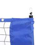 Badmintonnet - Verstellbares Tennisnetz mit Eisenrahmen und Tasche - Blau