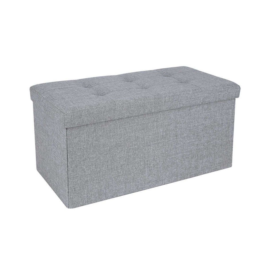 Sofa - 80 l - faltbar - 300 kg - 76 x 38 x 38 cm - hellgrau