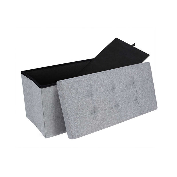 Sofa - 80 l - faltbar - 300 kg - 76 x 38 x 38 cm - hellgrau