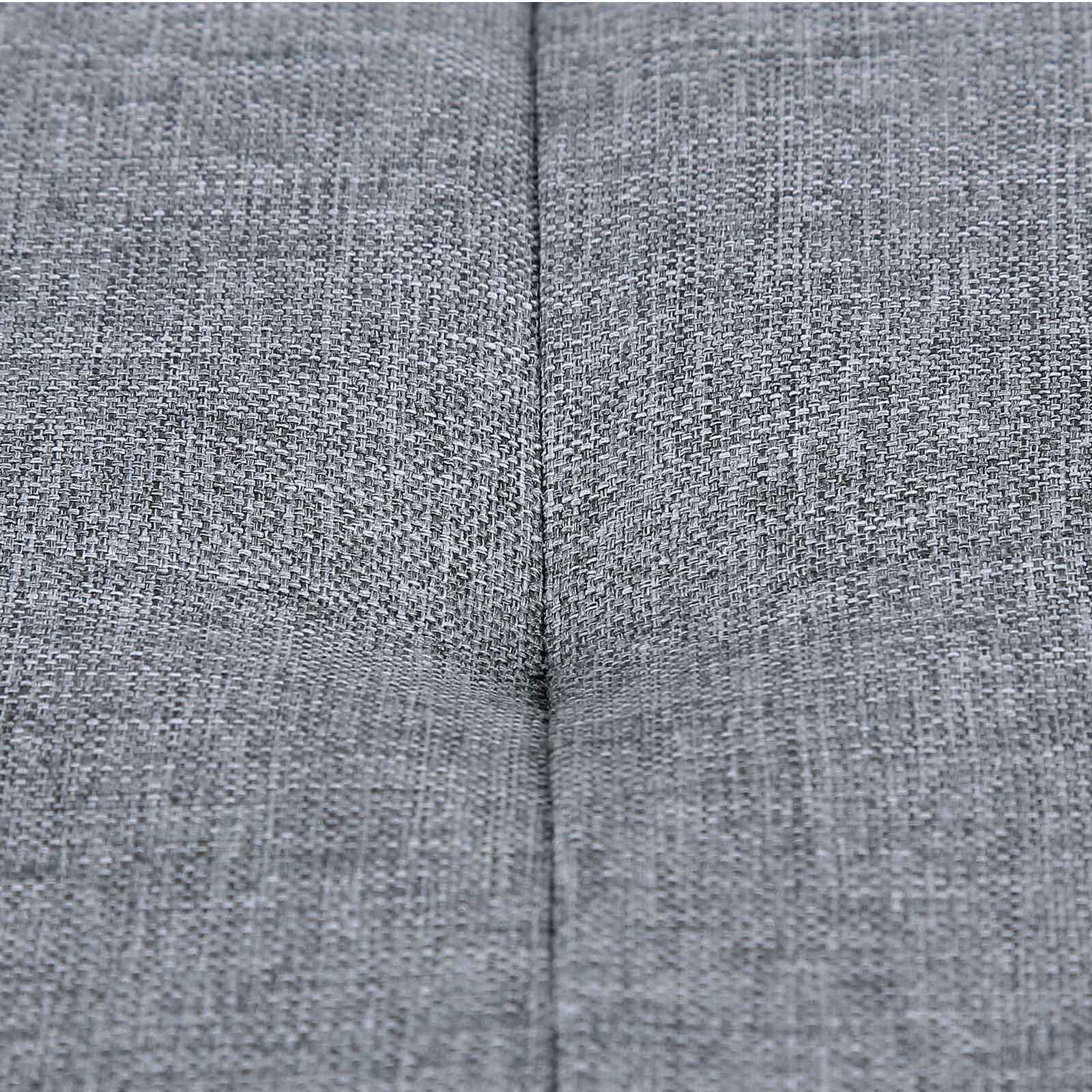 Sofa - 80 l - faltbar - 300 kg - 76 x 38 x 38 cm - hellgrau