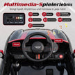 Barnbil – V i BMW Mini design Elbil för med fjärrkontroll LED och Mjukstart – 12