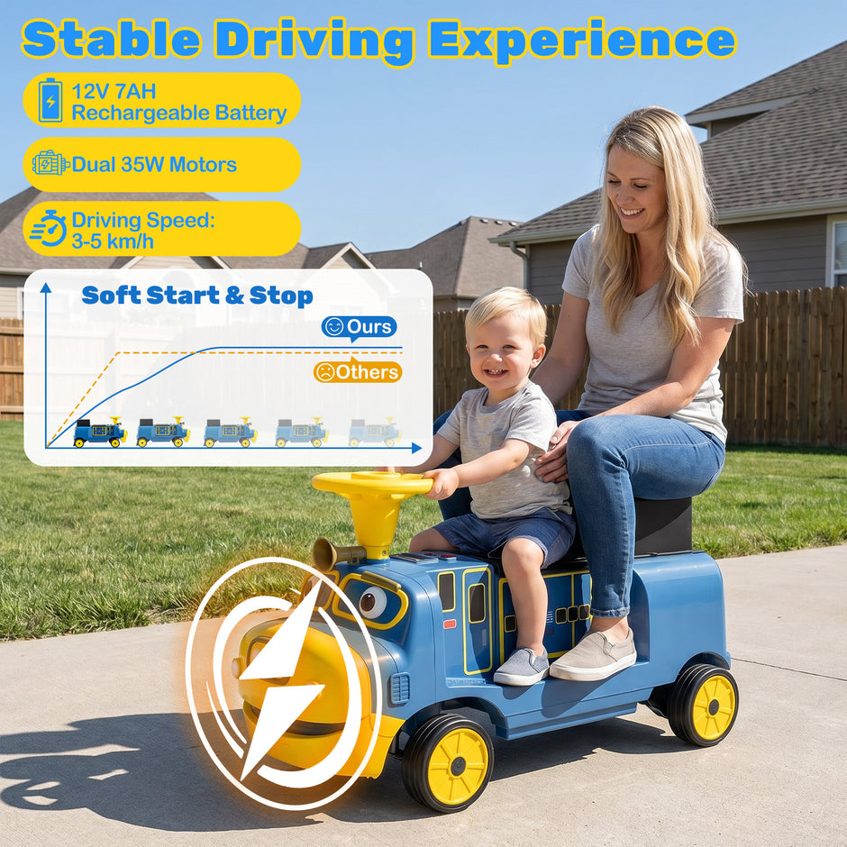 Barnelbil – 12V, elektrisk barnbil med sittplatser och motorer, – 2 2 95 x 41 x 51 cm