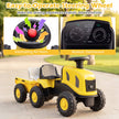 Barntraktor – med släp, tuta och ergonomisk sits, i rutschfordon max belastning på – 2 1 25 kg
