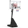 Basketkorg – med hjul, 150‑305 cm höjdjusterbar basketställare PC‑bakplatta