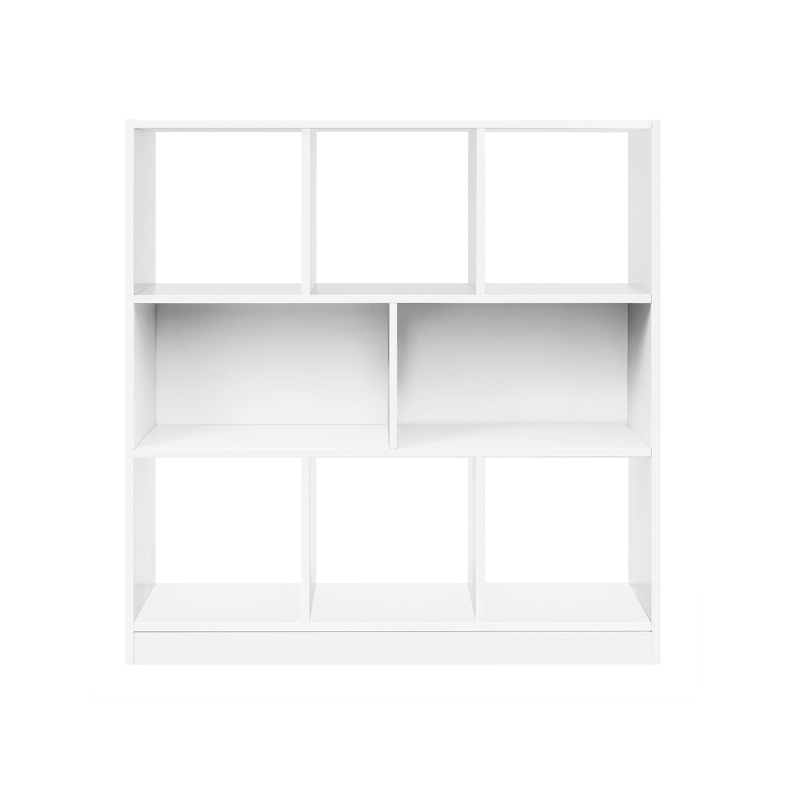 Bücherregal - Kubus Board - offene Fächer - Wohnzimmerschrank - Weiß