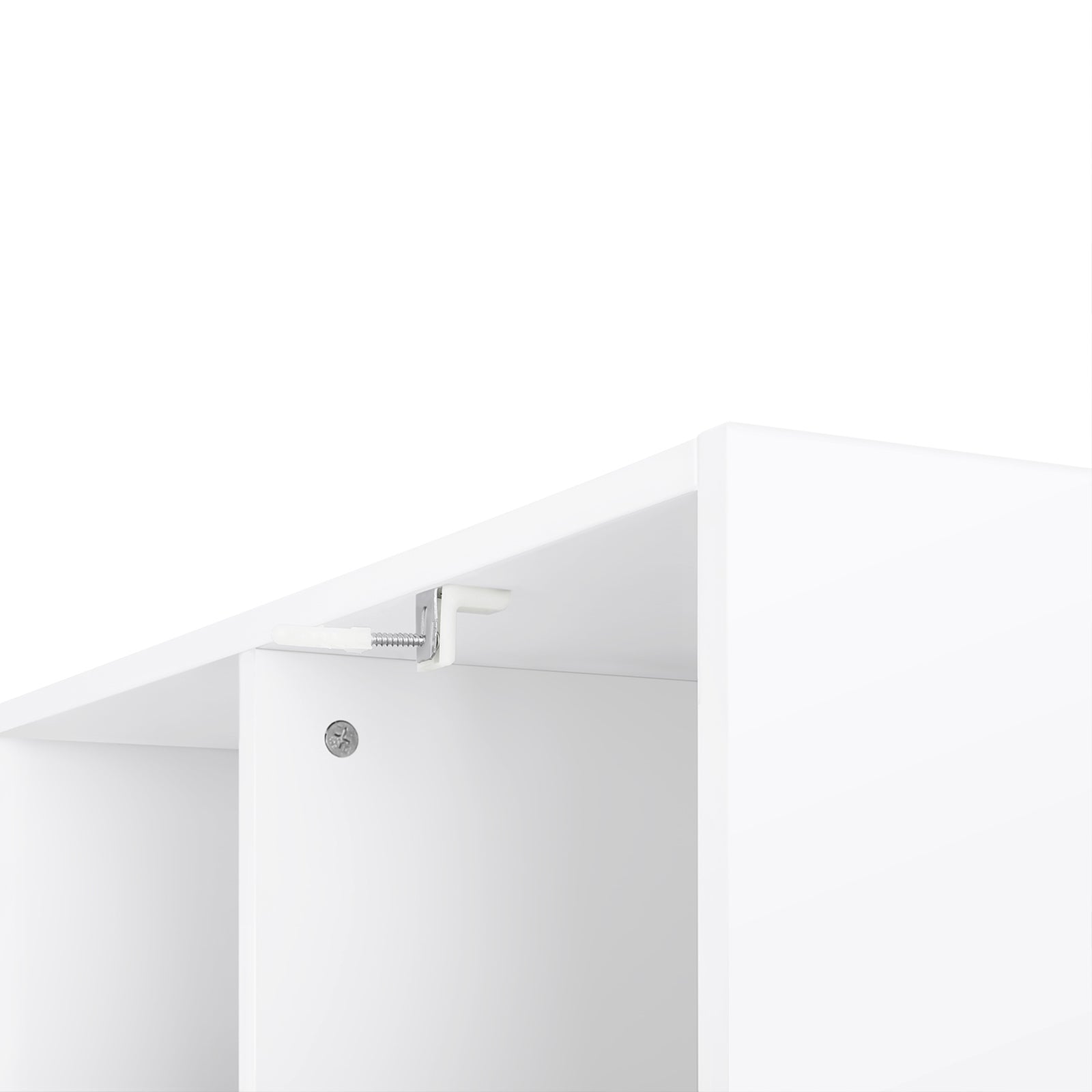 Bücherregal - Kubus Board - offene Fächer - Wohnzimmerschrank - Weiß